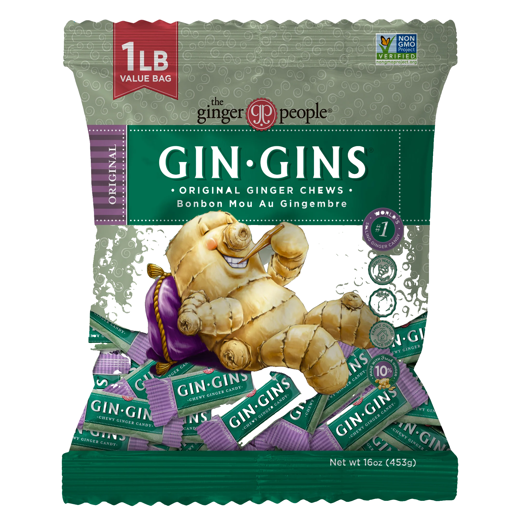 Gin Gins Original Ginger Chews